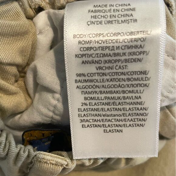 Polo Ralph Lauren Khaki’s and Long Sleeved Polo Shirt Size 3T - Picture 4 of 5